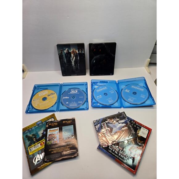 Marvel 4 Blu-Ray, 3D, & Collectors Steel Book Bundle | Avengers | Age of Ultron - Picture 3 of 5